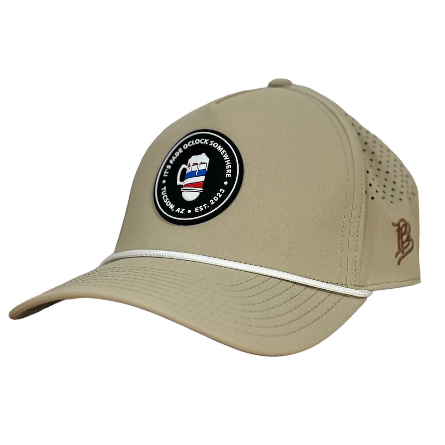 FADE OCLOCK LOGO PVC CURVED 5 PANEL PERFORMANCE TAN