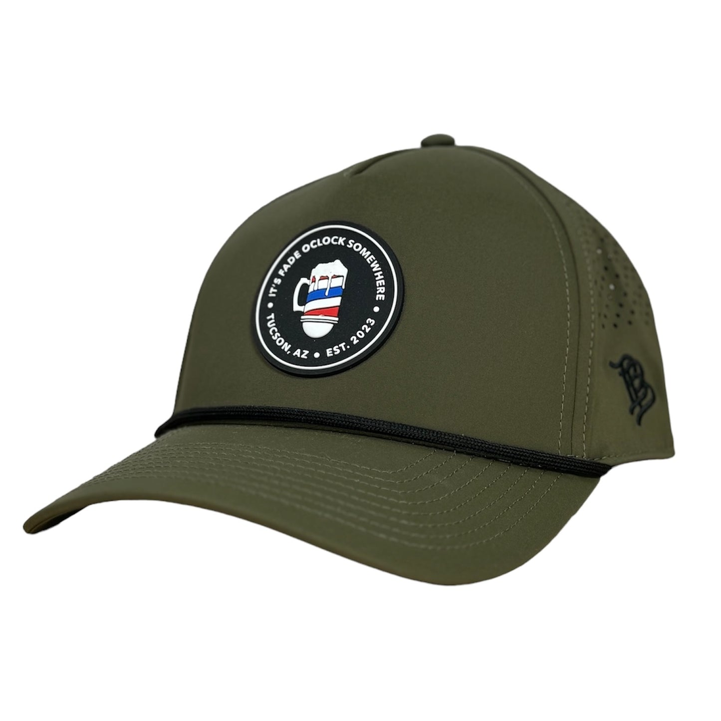 FADE OCLOCK LOGO PVC CURVED 5 PANEL PERFORMANCE GREEN