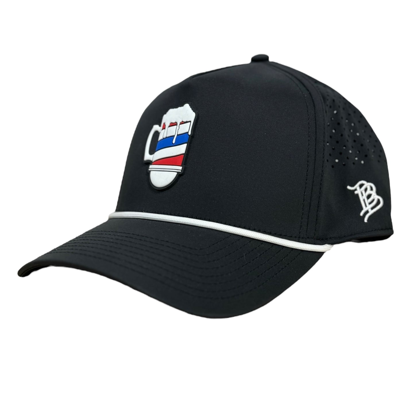 BARBER BEER POLE PVC CURVED 5 PANEL PERFORMANCE BLACK